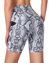 Load image into Gallery viewer, Women's High Waist Yoga Shorts with Side Pockets Tummy Control Biker Shorts