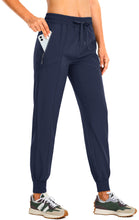 Load image into Gallery viewer, Women's Joggers Pants Quick Dry Workout Pants for Women with Zipper Pockets