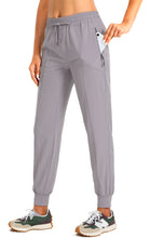 Load image into Gallery viewer, Women's Joggers Pants Quick Dry Workout Pants for Women with Zipper Pockets