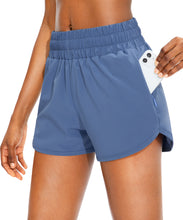 Load image into Gallery viewer, Women's Running Shorts with Phone Pockets High Waisted Athletic Workout Gym Shorts