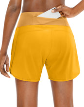 Load image into Gallery viewer, Women's Running Shorts with Zip Pocket Quick Dry High Waisted