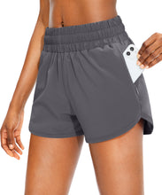 Load image into Gallery viewer, Women's Running Shorts with Phone Pockets High Waisted Athletic Workout Gym Shorts