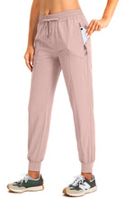Load image into Gallery viewer, Women's Joggers Pants Quick Dry Workout Pants for Women with Zipper Pockets