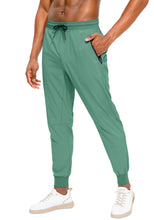 Load image into Gallery viewer, Men's Lightweight Jogger Pants WorkoutTapered Joggers for Men with Zipper Pockets
