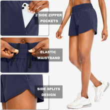 Load image into Gallery viewer, Women's Running Shorts with Phone Pockets High Waisted Athletic Workout Gym Shorts