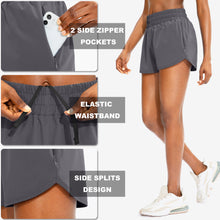 Load image into Gallery viewer, Women's Running Shorts with Phone Pockets High Waisted Athletic Workout Gym Shorts