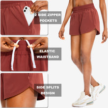 Load image into Gallery viewer, Women's Running Shorts with Phone Pockets High Waisted Athletic Workout Gym Shorts