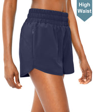 Load image into Gallery viewer, Women's Running Shorts with Phone Pockets High Waisted Athletic Workout Gym Shorts