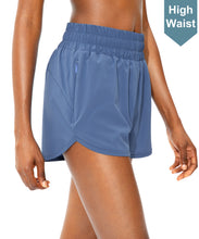 Load image into Gallery viewer, Women's Running Shorts with Phone Pockets High Waisted Athletic Workout Gym Shorts