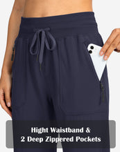 Load image into Gallery viewer, Women's Joggers with Zipper Pockets