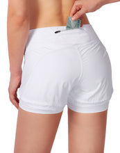 Load image into Gallery viewer, Womens Workout Running Shorts with Liner 2 in 1