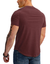 Load image into Gallery viewer, Men's Workout T-Shirts Slim-fit Tee Short