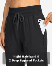 Load image into Gallery viewer, Women's Joggers with Zipper Pockets