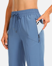 Load image into Gallery viewer, Women's Joggers Pants Quick Dry Workout Pants for Women with Zipper Pockets
