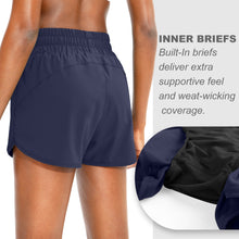 Load image into Gallery viewer, Women's Running Shorts with Phone Pockets High Waisted Athletic Workout Gym Shorts