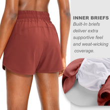 Load image into Gallery viewer, Women's Running Shorts with Phone Pockets High Waisted Athletic Workout Gym Shorts