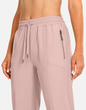 Load image into Gallery viewer, Women's Joggers Pants Quick Dry Workout Pants for Women with Zipper Pockets