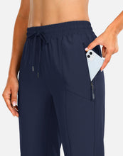 Load image into Gallery viewer, Women's Joggers Pants Quick Dry Workout Pants for Women with Zipper Pockets
