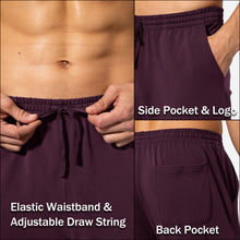 Load image into Gallery viewer, Men's Cotton Yoga Sweatpants Lounge Pants Open Bottom Pants for Men with Pockets