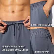 Load image into Gallery viewer, Men's Cotton Yoga Sweatpants Lounge Pants Open Bottom Pants for Men with Pockets
