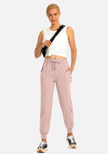 Load image into Gallery viewer, Women's Joggers Pants Quick Dry Workout Pants for Women with Zipper Pockets
