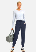Load image into Gallery viewer, Women's Joggers Pants Quick Dry Workout Pants for Women with Zipper Pockets