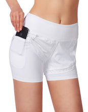 Load image into Gallery viewer, Womens Workout Running Shorts with Liner 2 in 1
