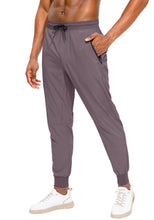 Load image into Gallery viewer, Men&#39;s Lightweight Jogger Pants WorkoutTapered Joggers for Men with Zipper Pockets
