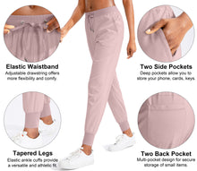 Load image into Gallery viewer, Women&#39;s Lightweight Joggers Pants with Pockets Athletic Joggers with Elastic Waist
