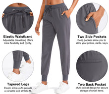 Load image into Gallery viewer, Women&#39;s Lightweight Joggers Pants with Pockets Athletic Joggers with Elastic Waist
