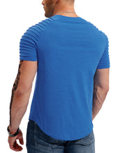 Load image into Gallery viewer, Men&#39;s Workout T-Shirts Slim-fit Tee Short
